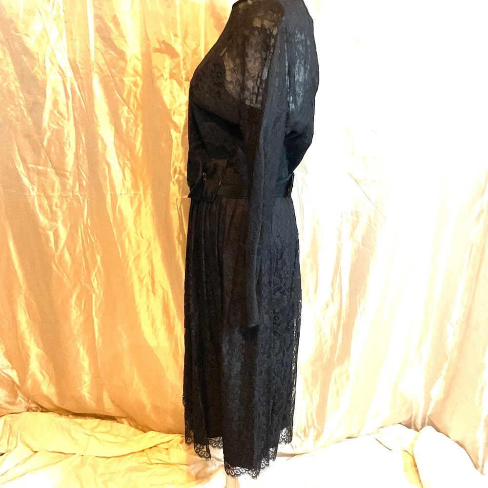 Vintage 1950s L’aiglon Black Lace Dress. - image 7